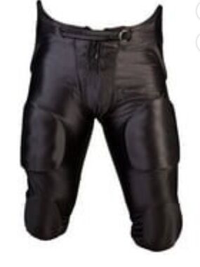 NEW Cramer Youth XL Black Padded Football Game Pants